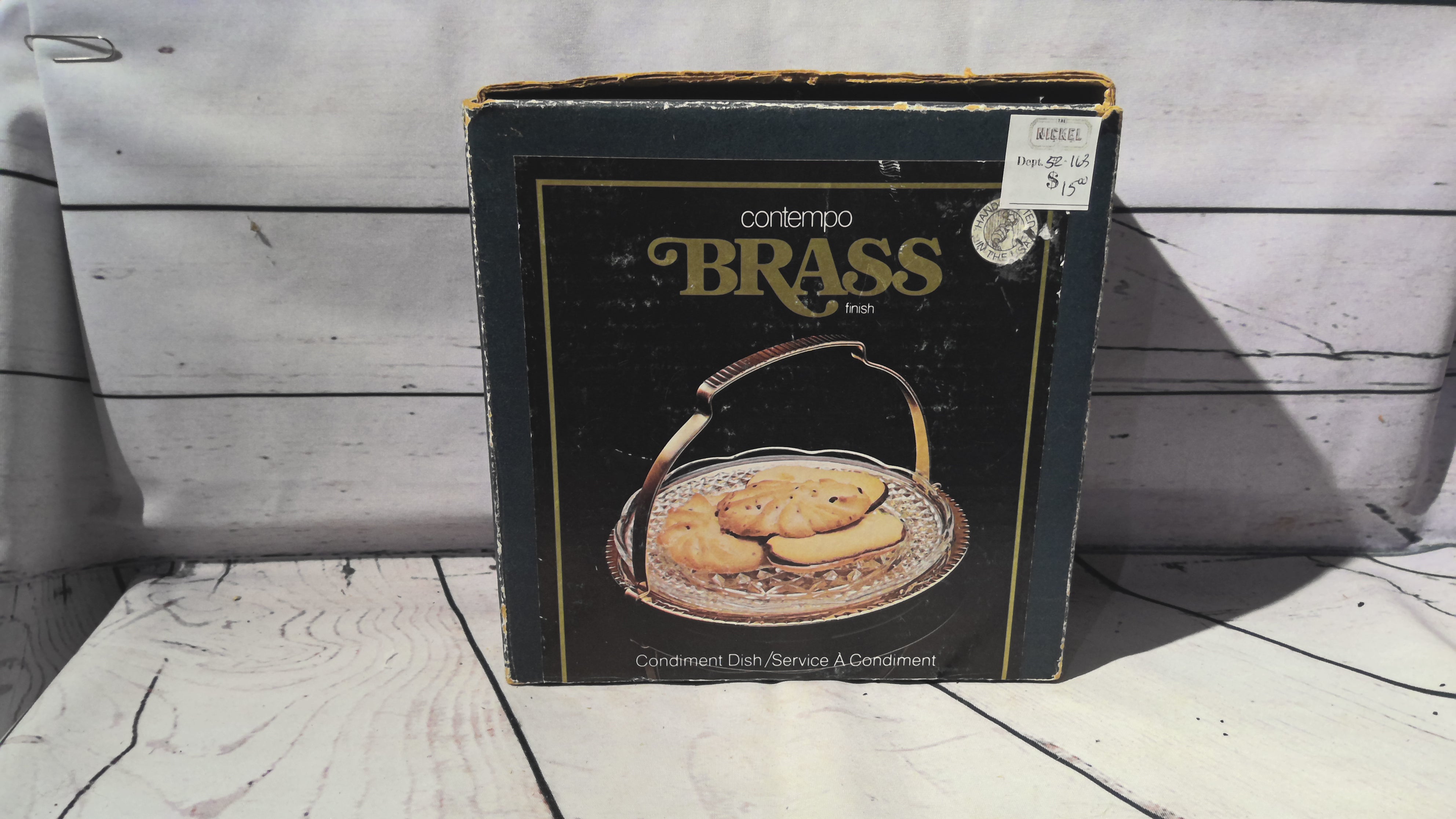 Contempo Brass Plate