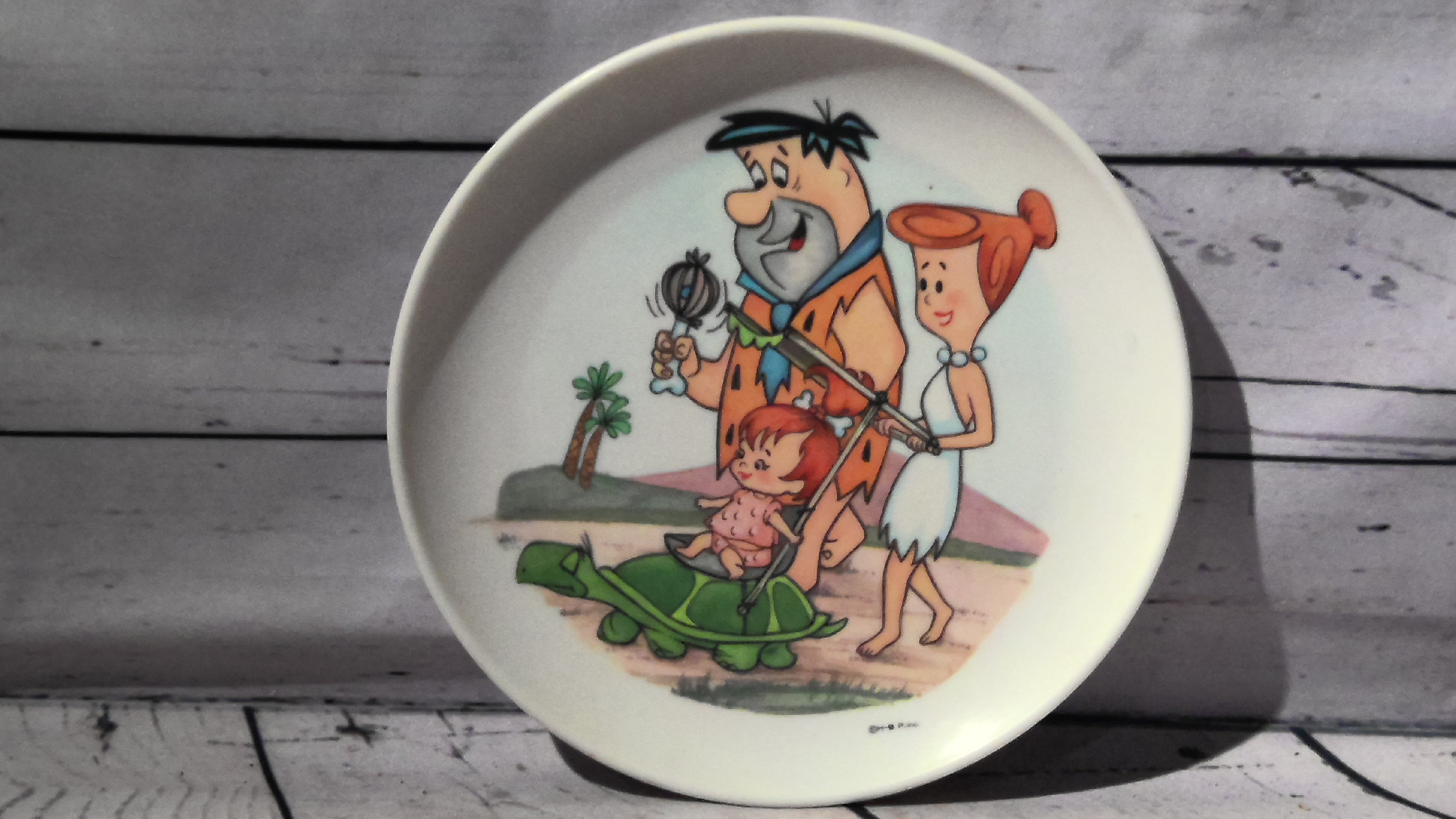 Flintstone plate