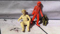 Antique rubber toy people