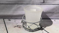 Glass jar with holder
