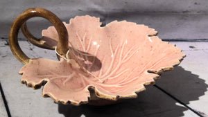 Decorative pink leaf
