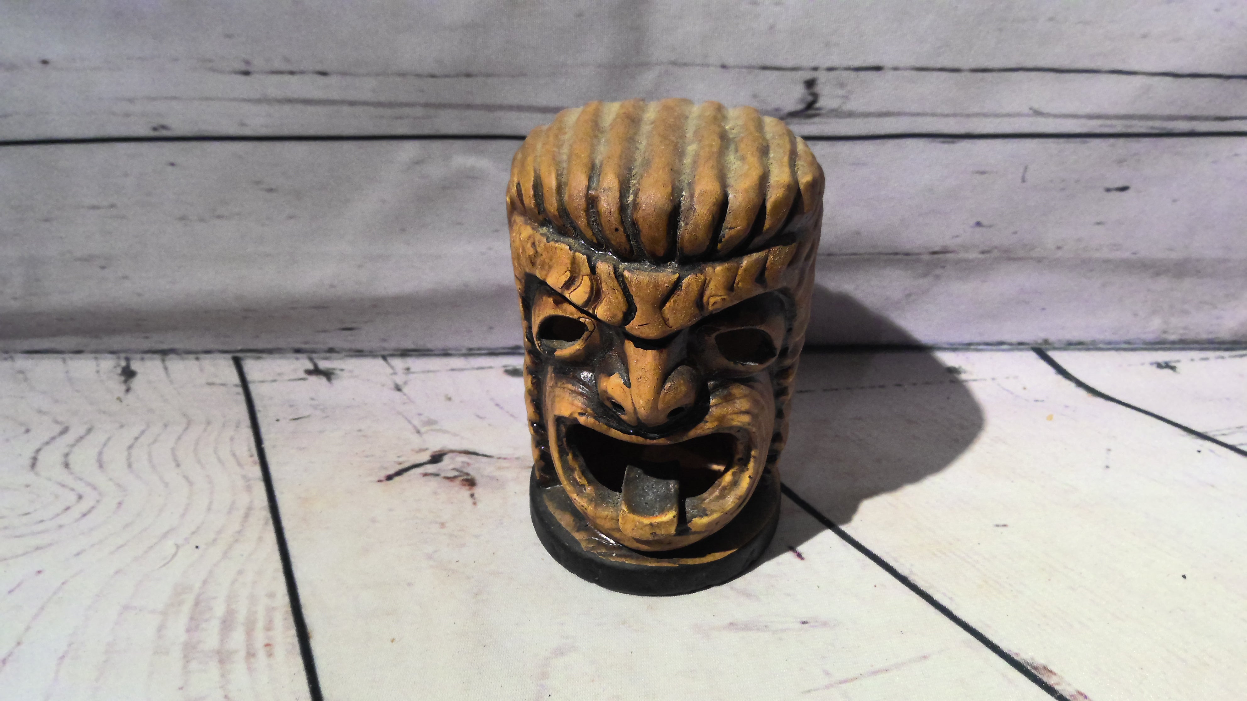 Tiki ashtray