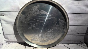 Stainless steel platter