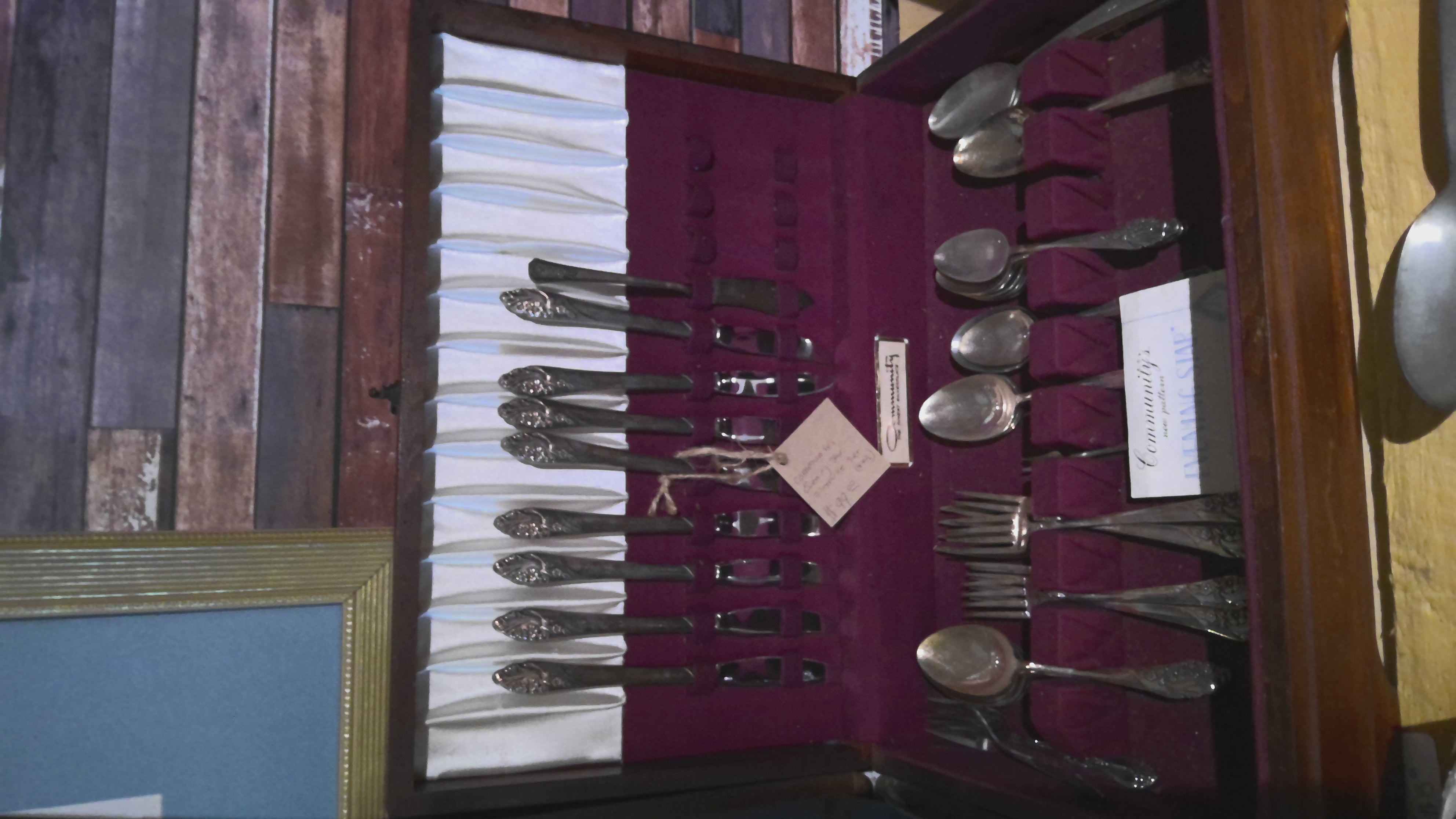 Communities eveningstar silver Ware set 44 piece