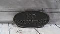 no soliciting signs