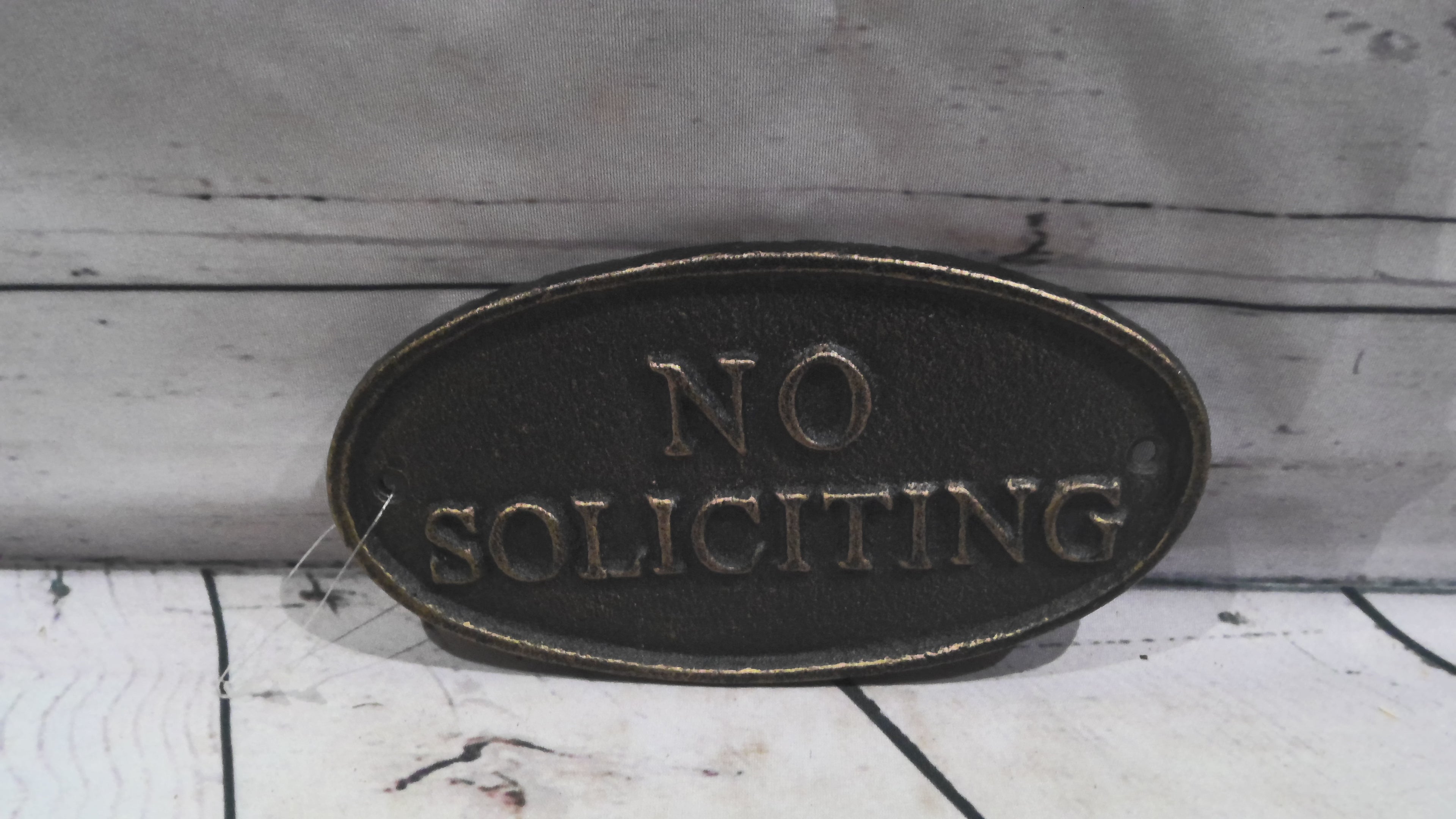 no soliciting signs