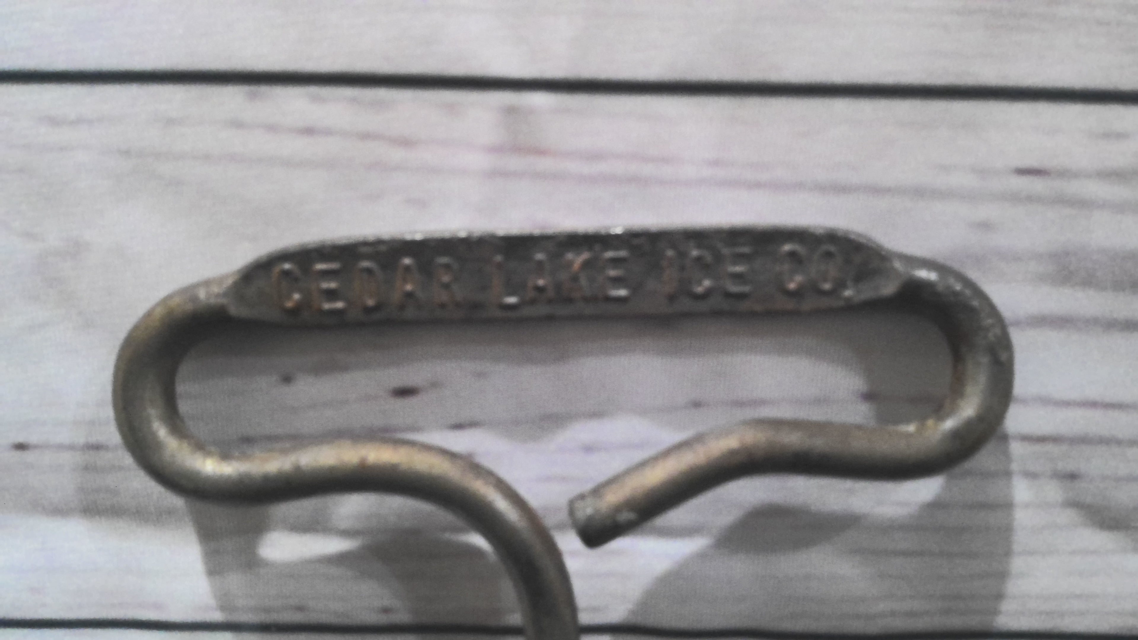 vintage ceader ice hook