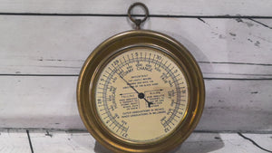 Vintage thermometer/ barometer