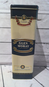 Glen Moray Scotch whiskey tin