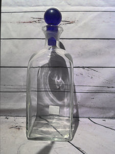 Decanter with Blue Stoper