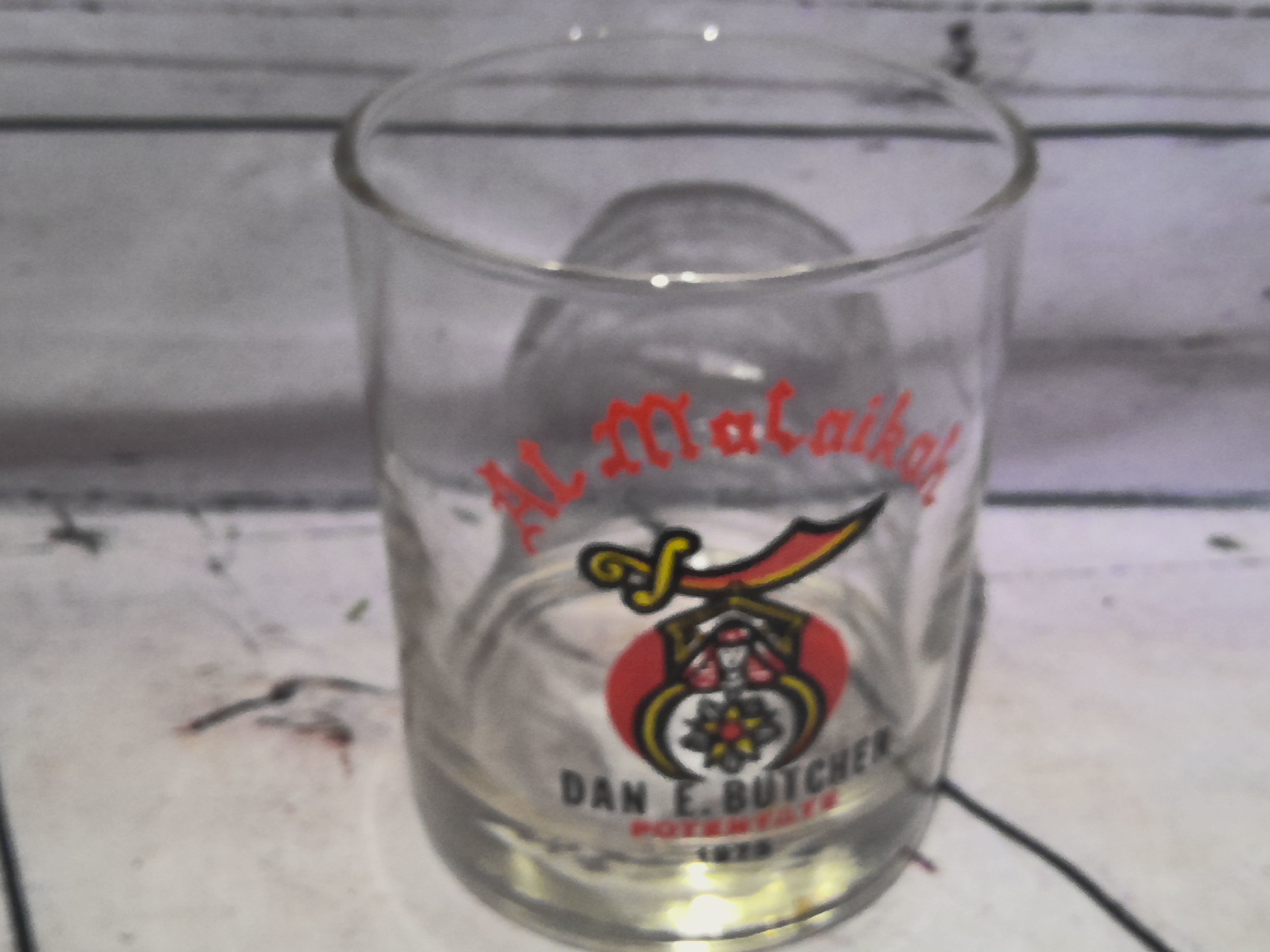Whiskey glass