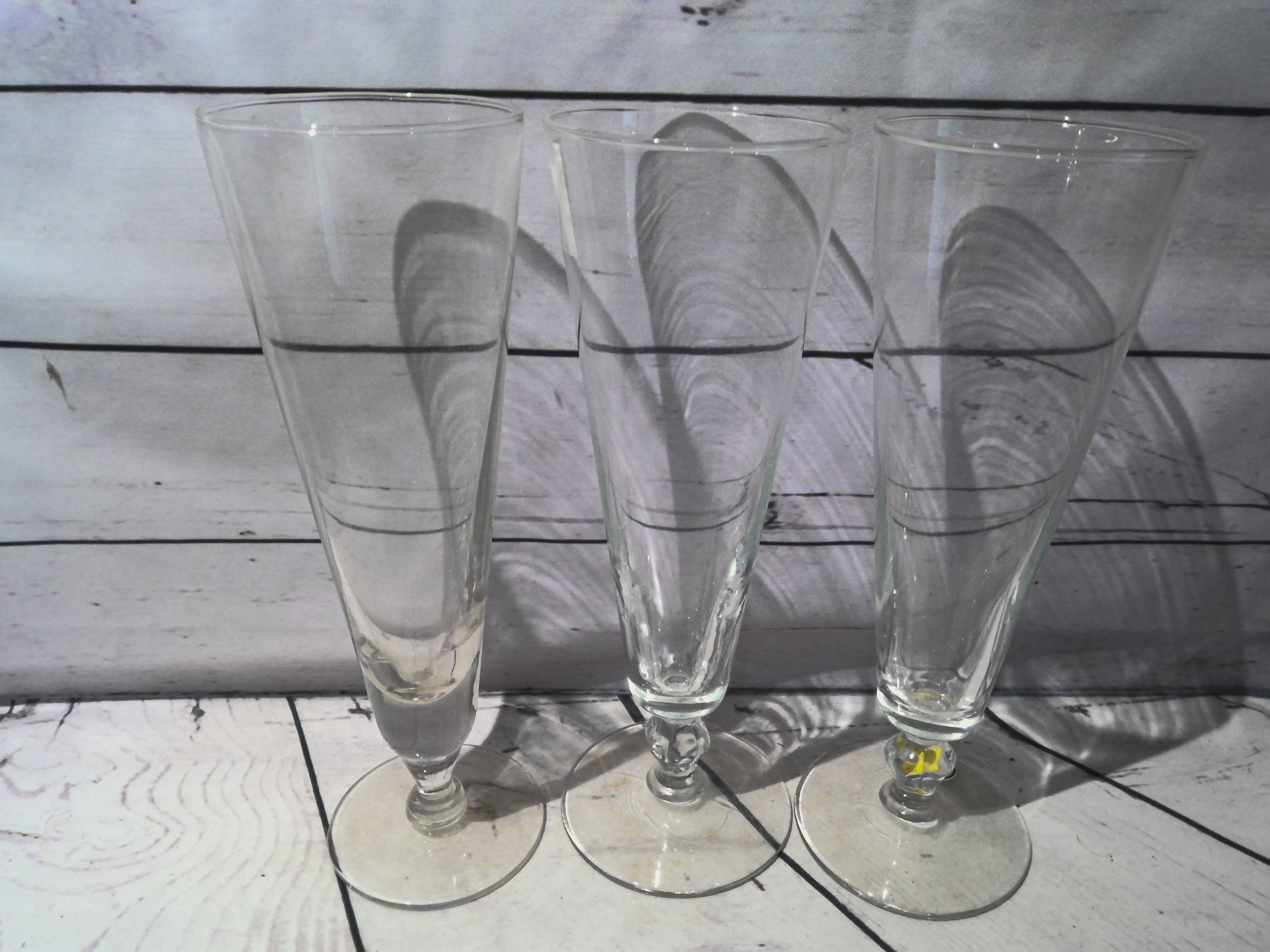 (set3) champagne glasses