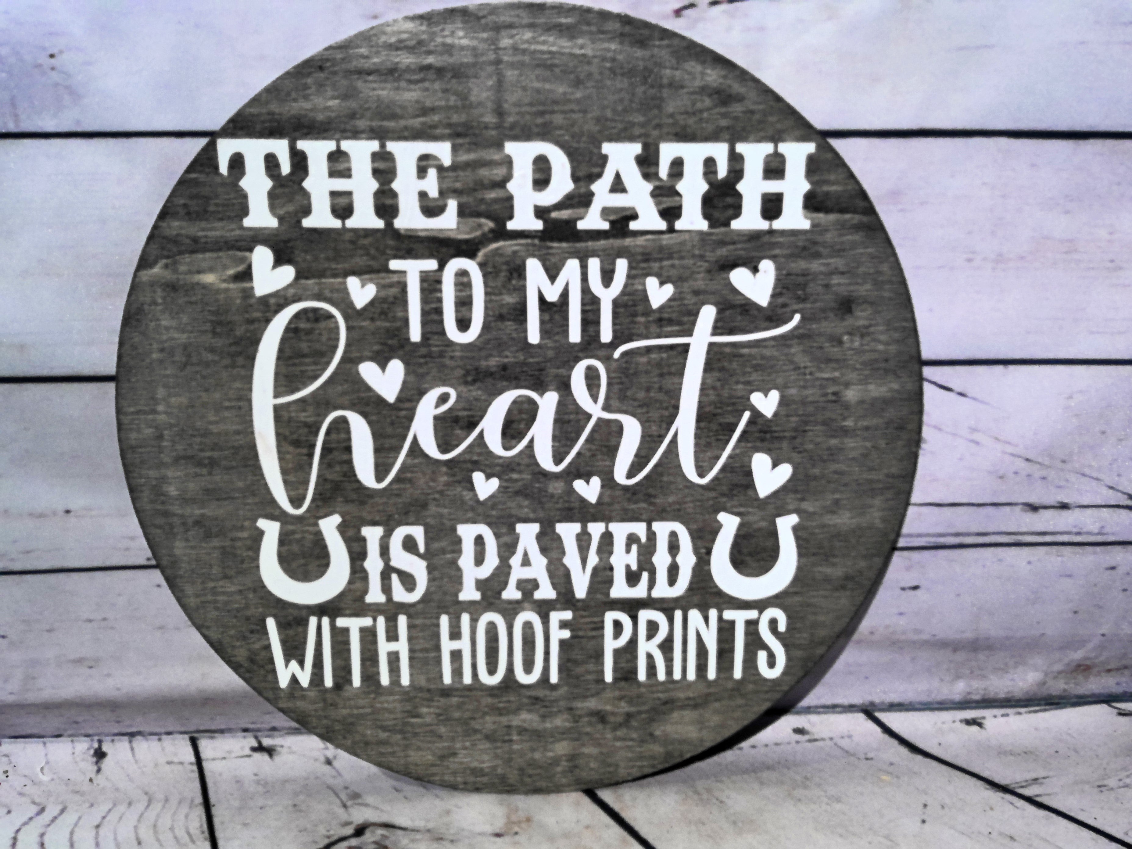 Round Decor Signs