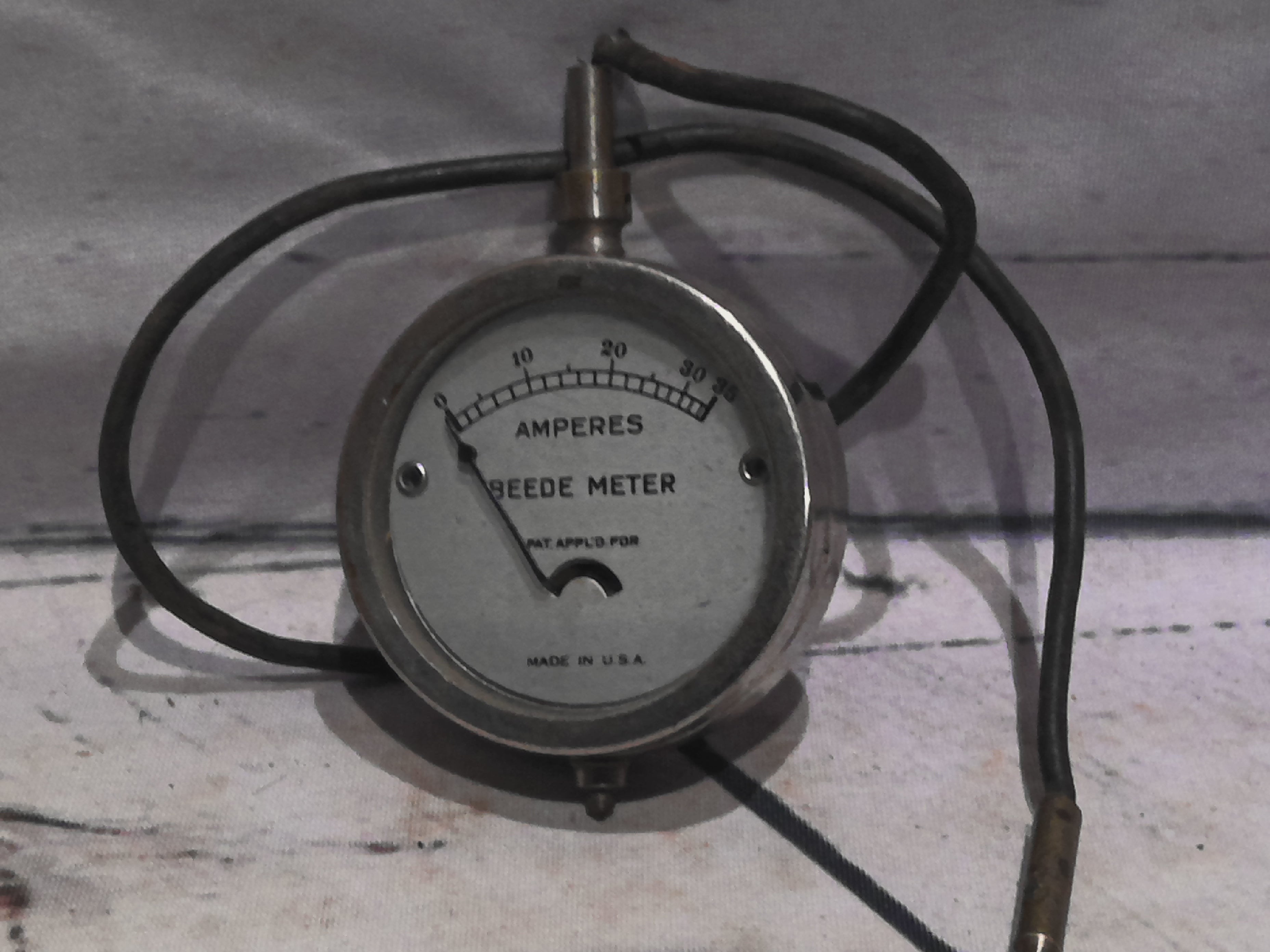 Amperes Beede Meter