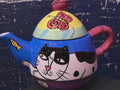 Happy dog and cat for Chaleur Tea Pot