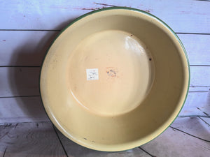 Green enamel pots (2)