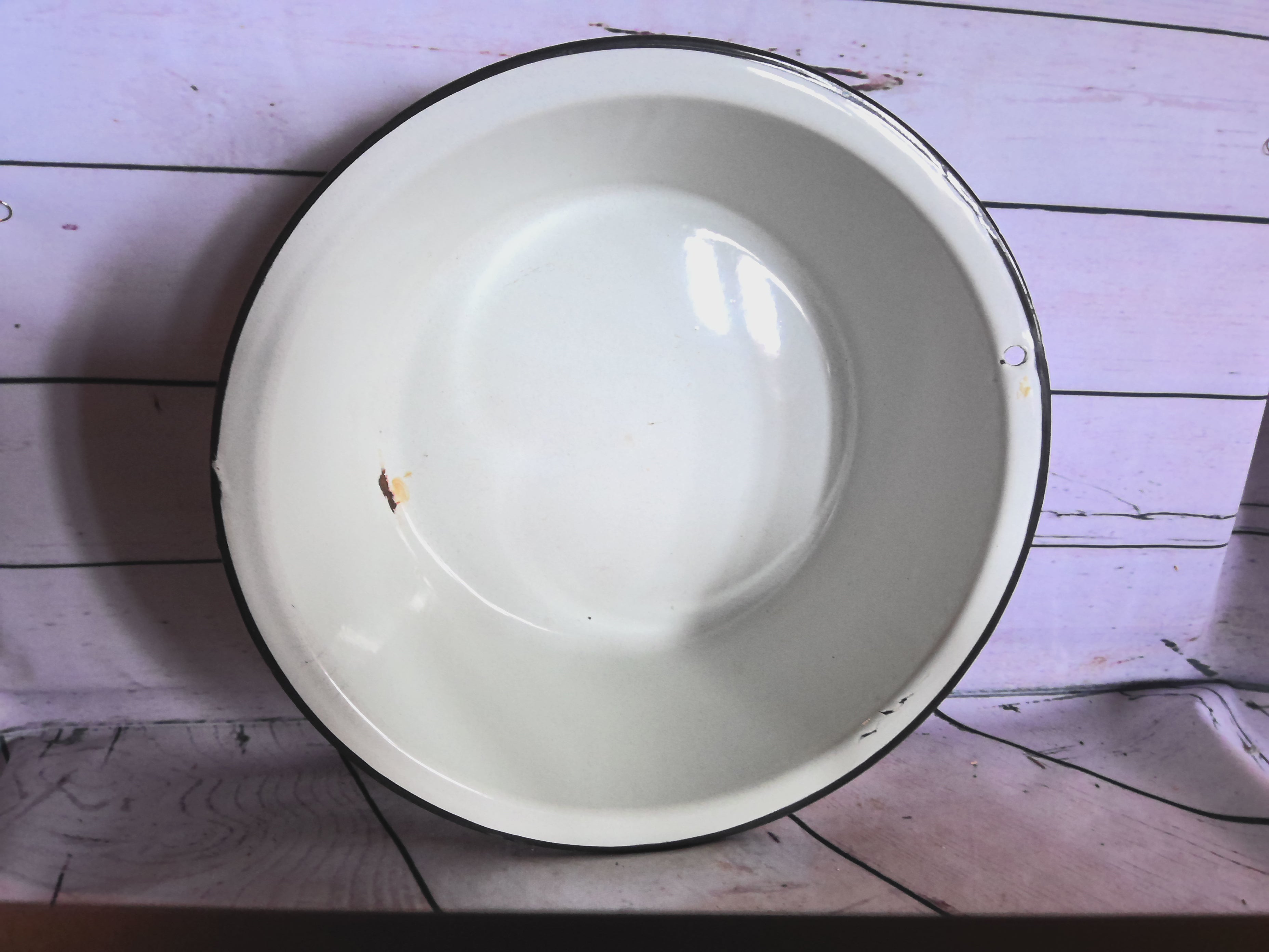 Black Enamel Bowl