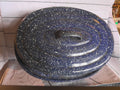 lg blue enamel pot with lid