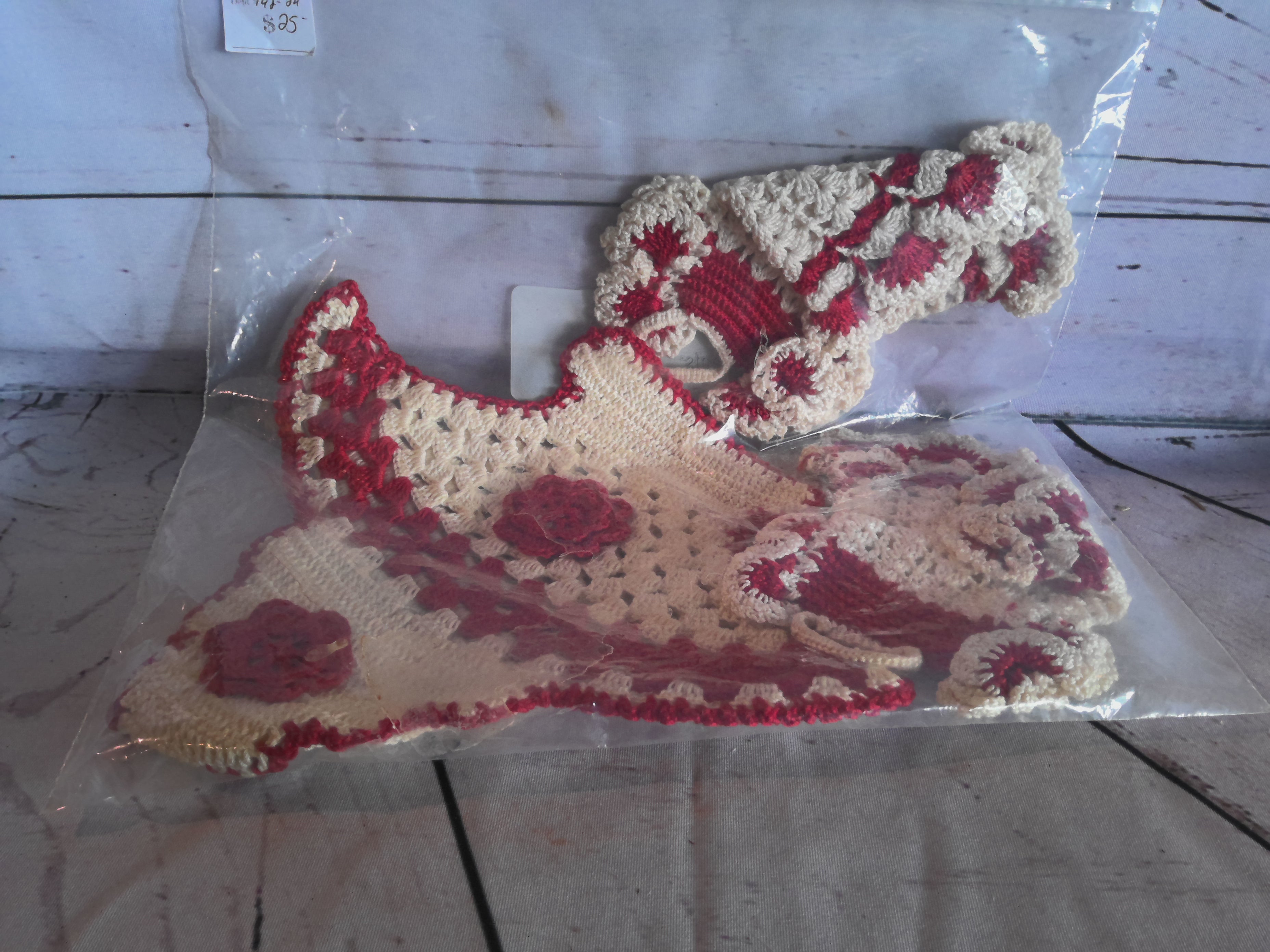 Hand crocheted Doll Clothes