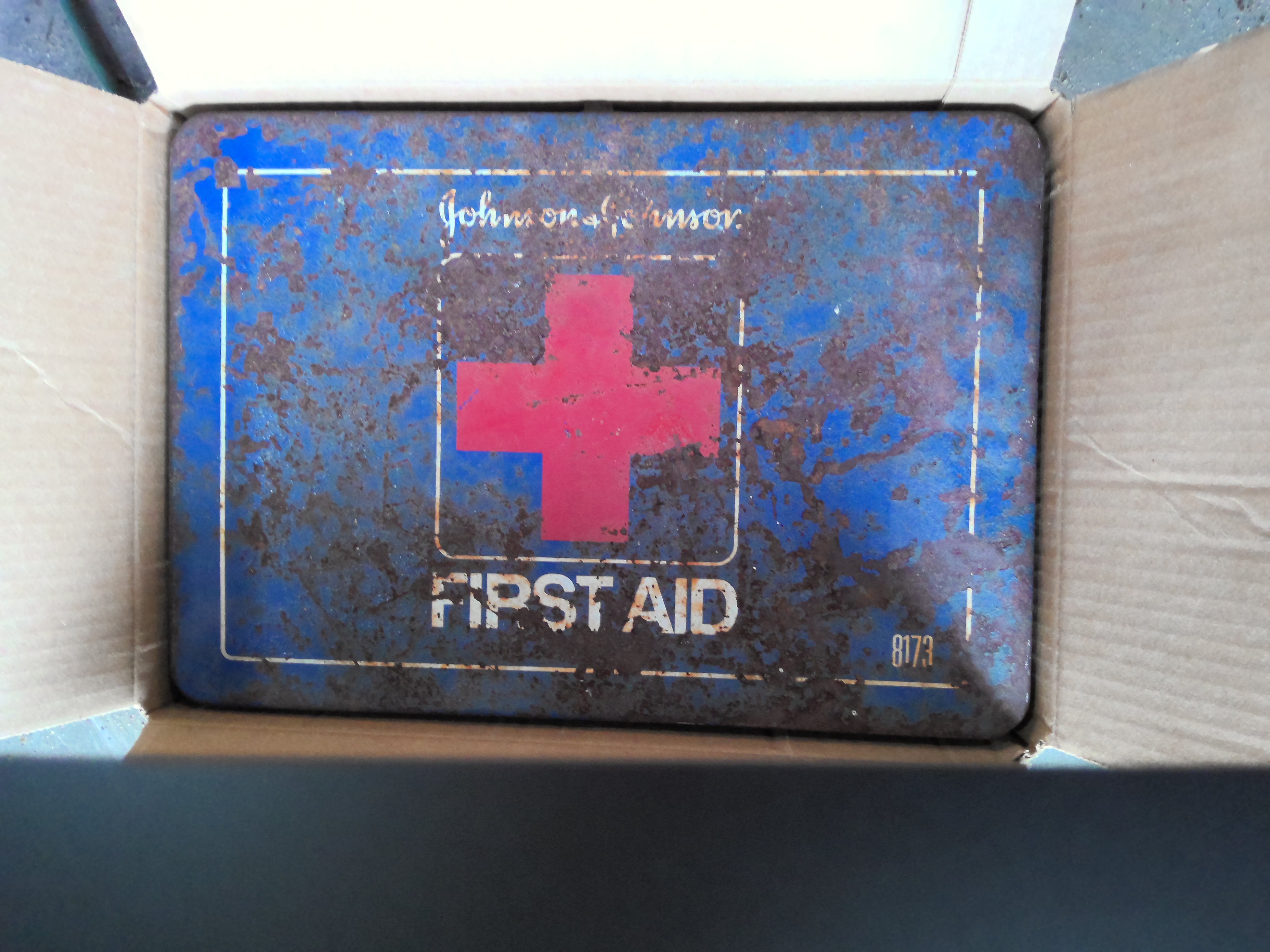 Johnson and Johnson first aid kit