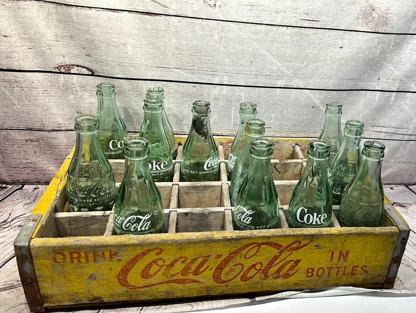 1940’s Coke Holder w/bottles