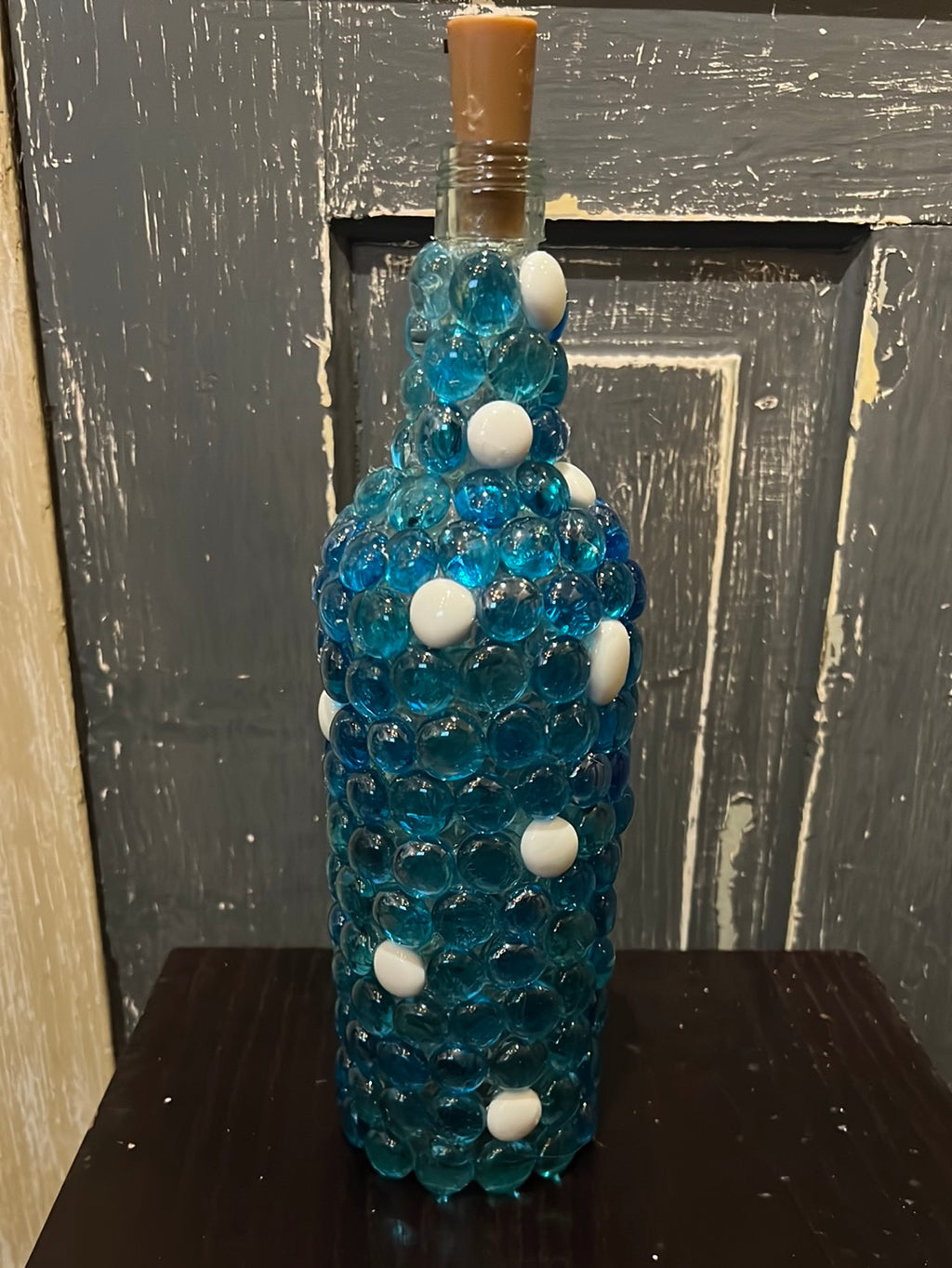Handmade Light up Wine Bottles