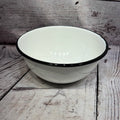 Enamel White Bowl