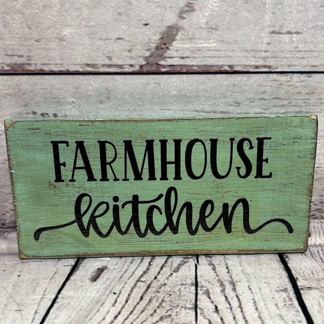 Handmade farmhouse sign