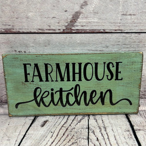 Handmade farmhouse sign