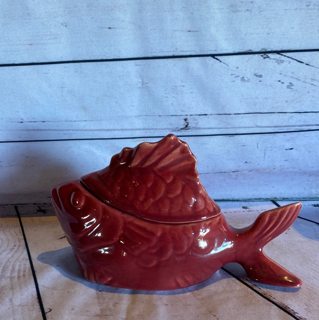 Glass Fish With Lidd