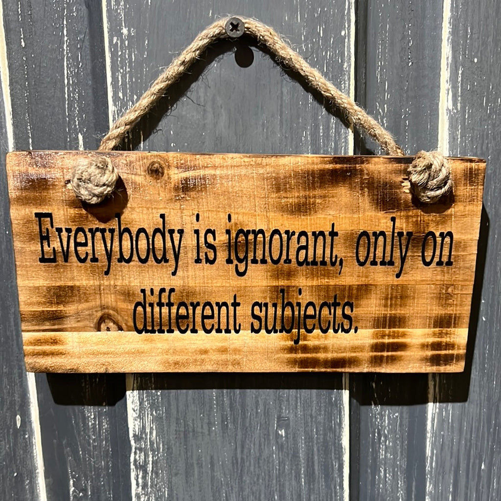Small Handmade Signs