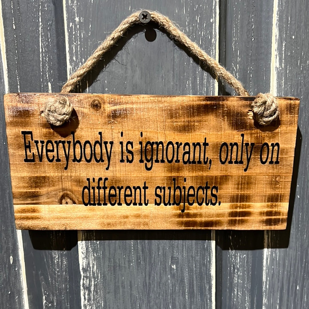 Small Handmade Signs