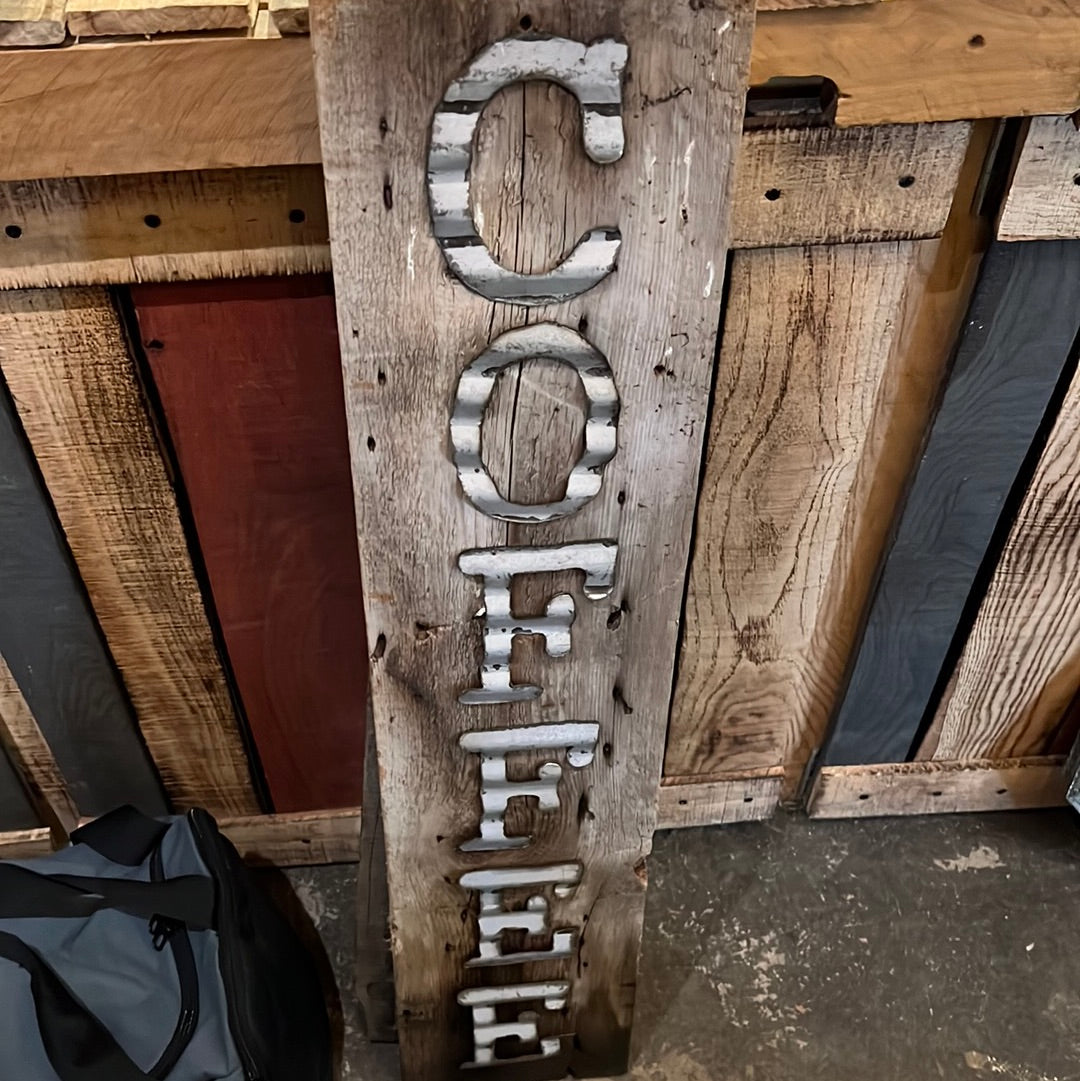 Wood Coffee Sign