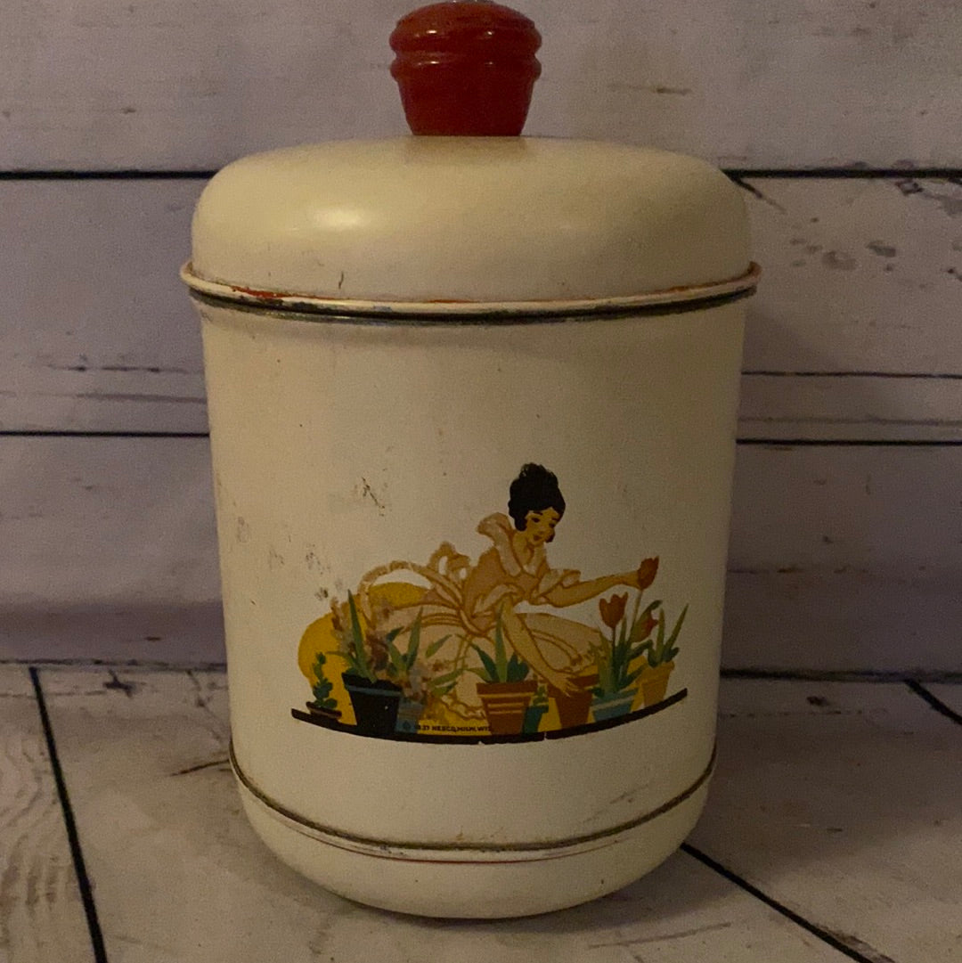 Metal Kitchen Jar