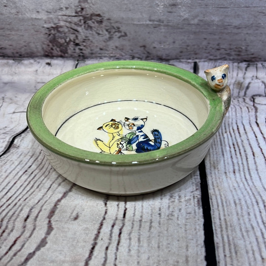 Porcelain Cat Dish