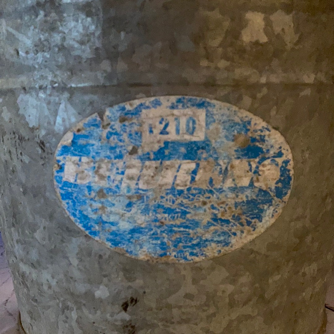 Galvanized bucket