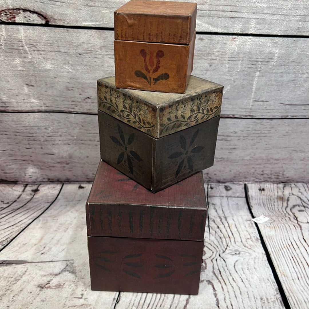 Primitive Nesting Boxes