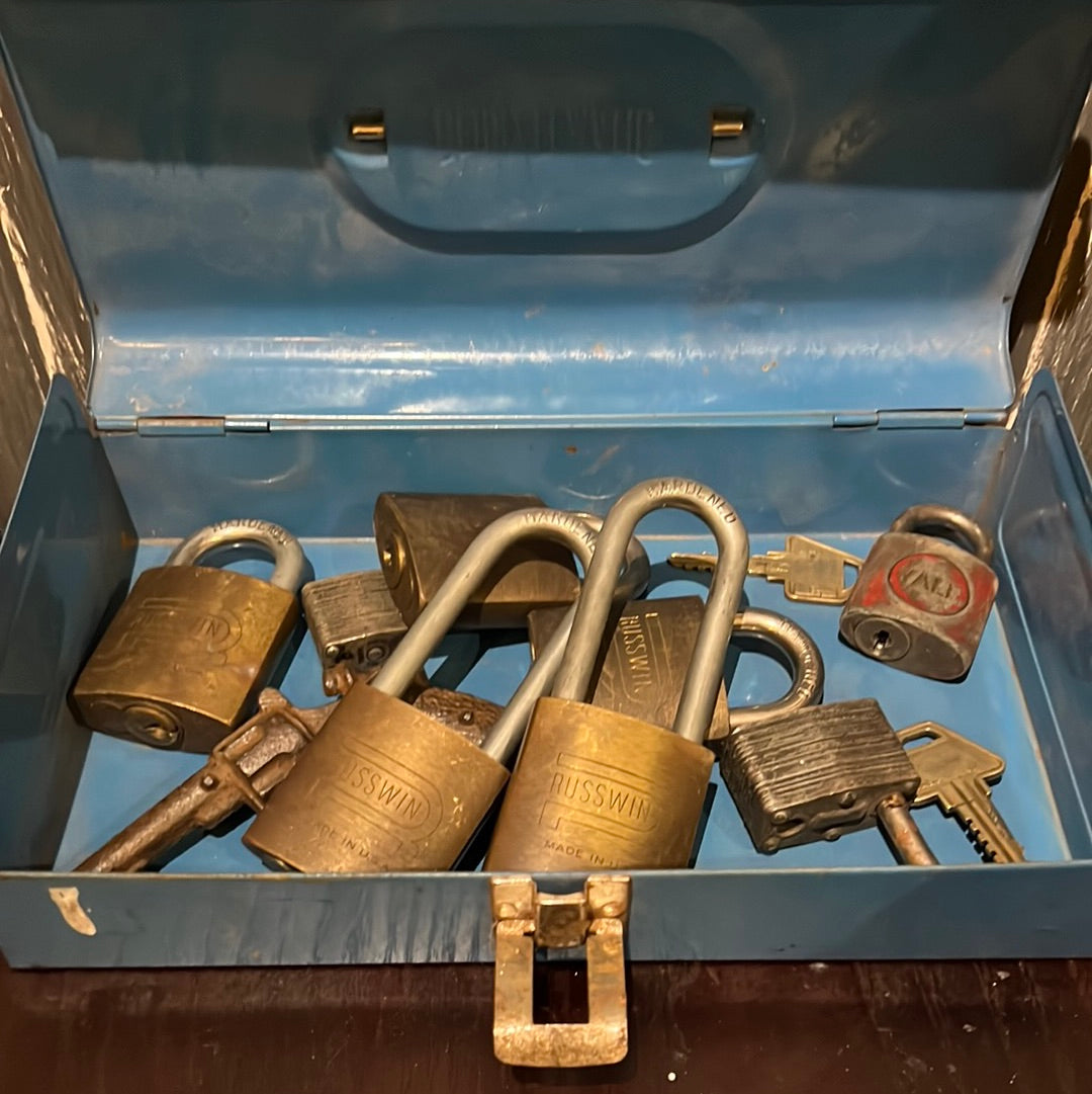 Tin Of Old Locks