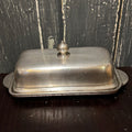 Pewter Covered Butter Dish
