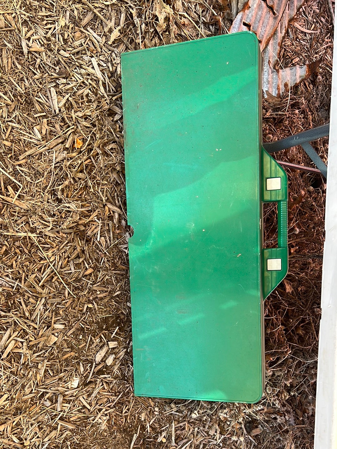 Green kids picnic table