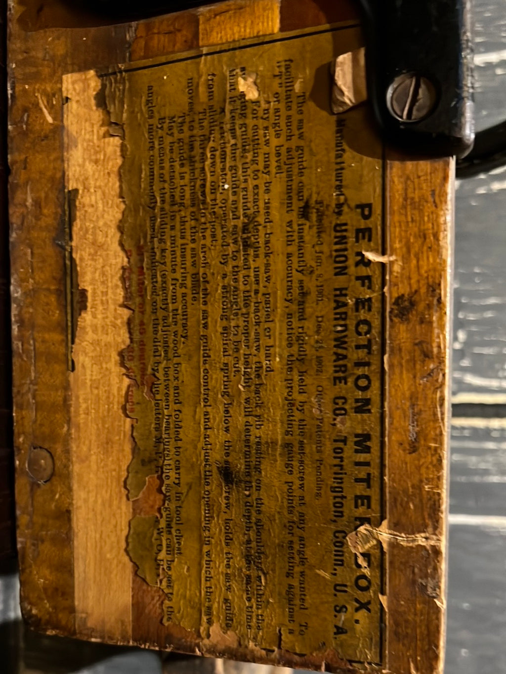 Perfection Miter Box