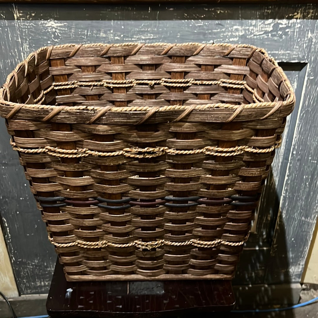 Handwoven Trash Can