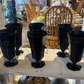 Set of 6 Black Antique Cups