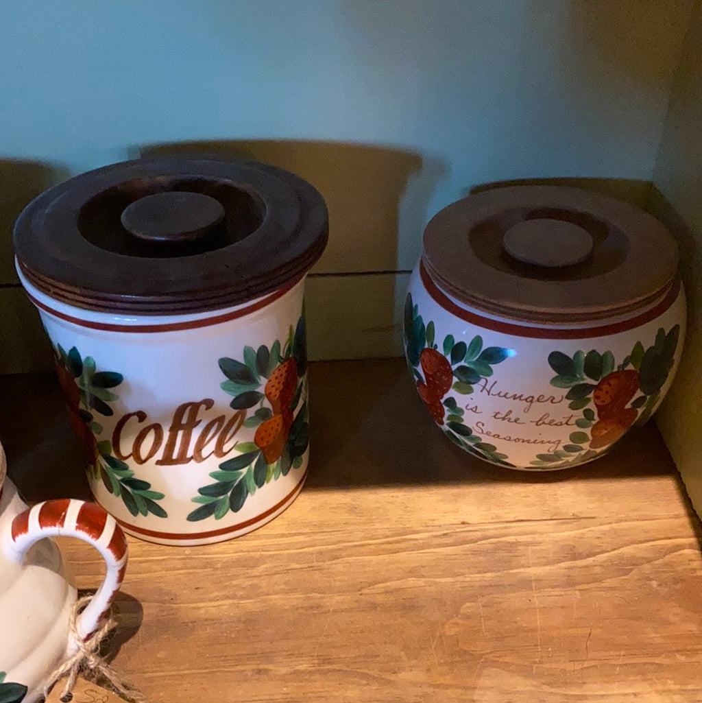 Bauer Pottery containers