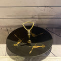 Black plate with handle