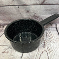 Black Enamel Pot