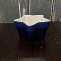 White LeCreuset Star Custard Dish