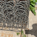 Metal garden fences