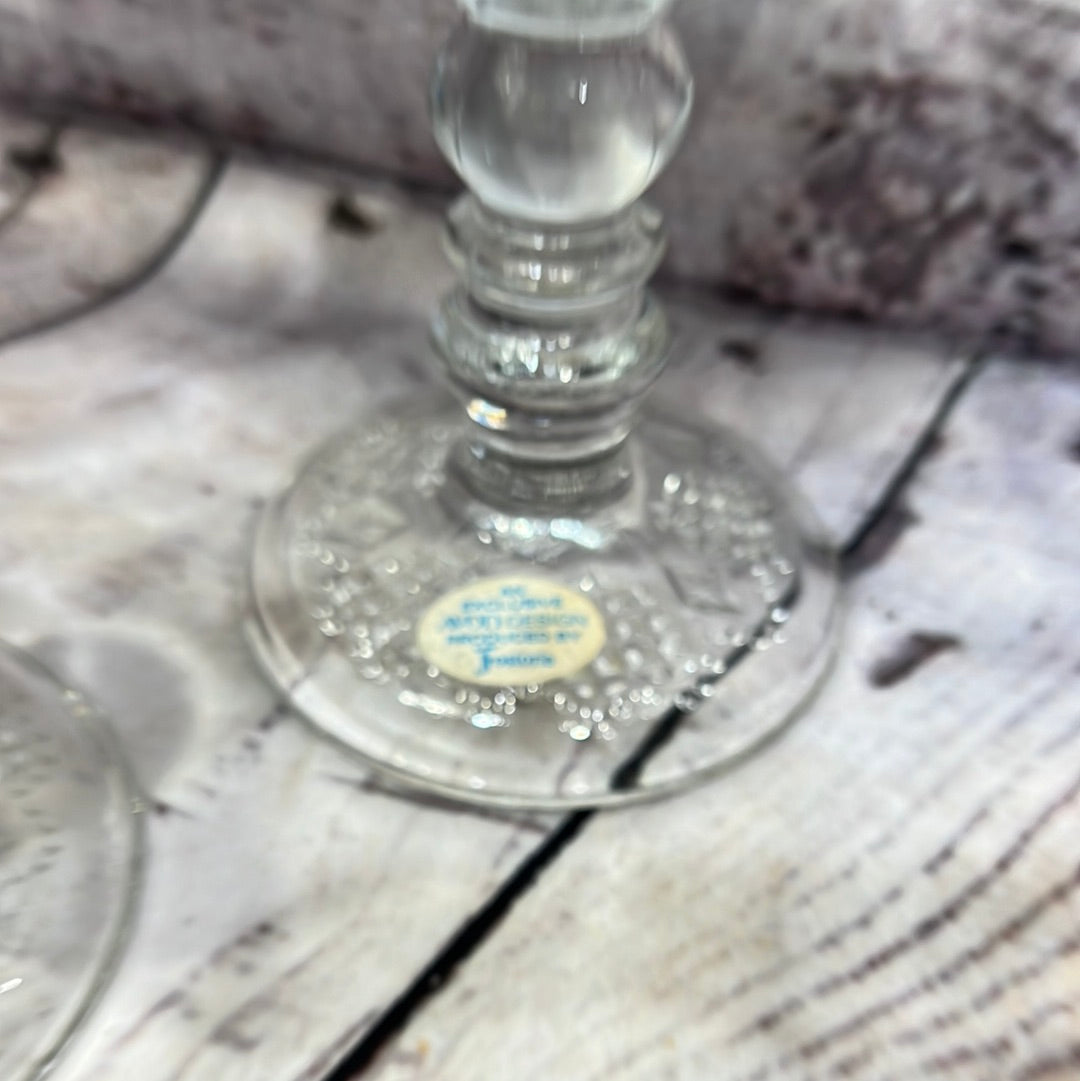 Avon Crystal Glass Cups