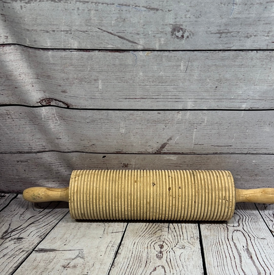 Vintage lefse rolling pin